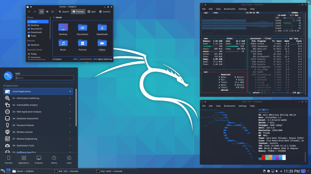 Distro Linux kali linux