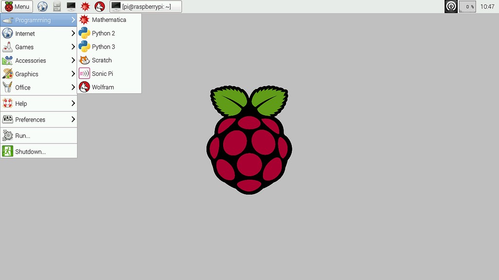 Distro Linux Raspbian