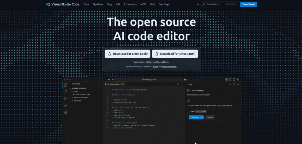 Site Visual Studio Code (VSCode)