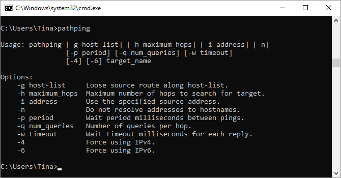 pathping cmd
