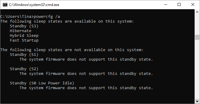 powerconfig cmd