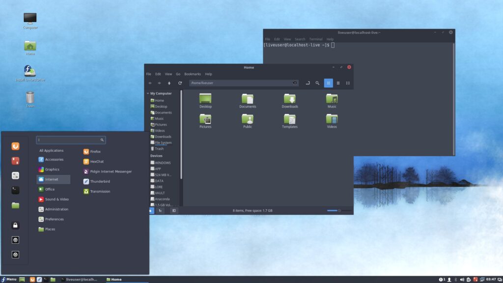 Distro Linux fedora