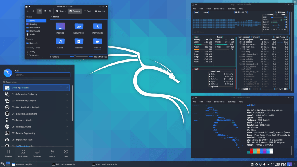 Distro Linux kali linux