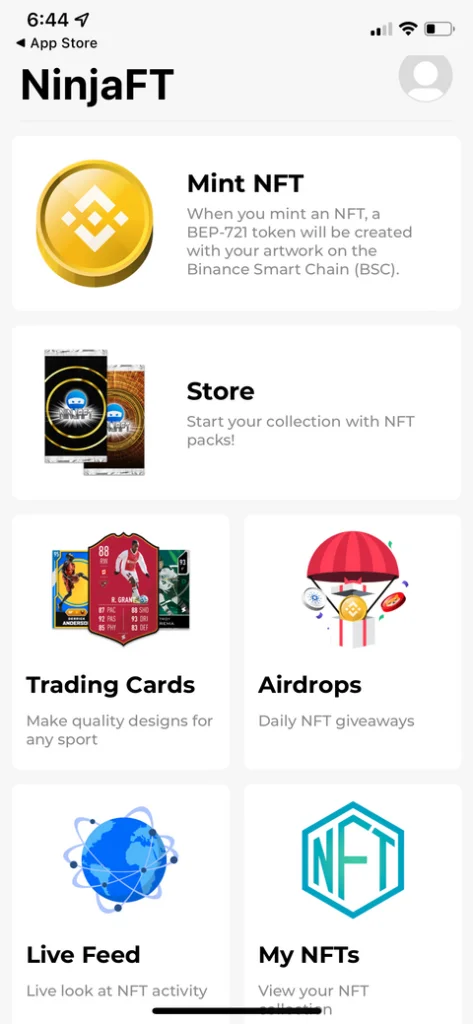 nft creator homepage