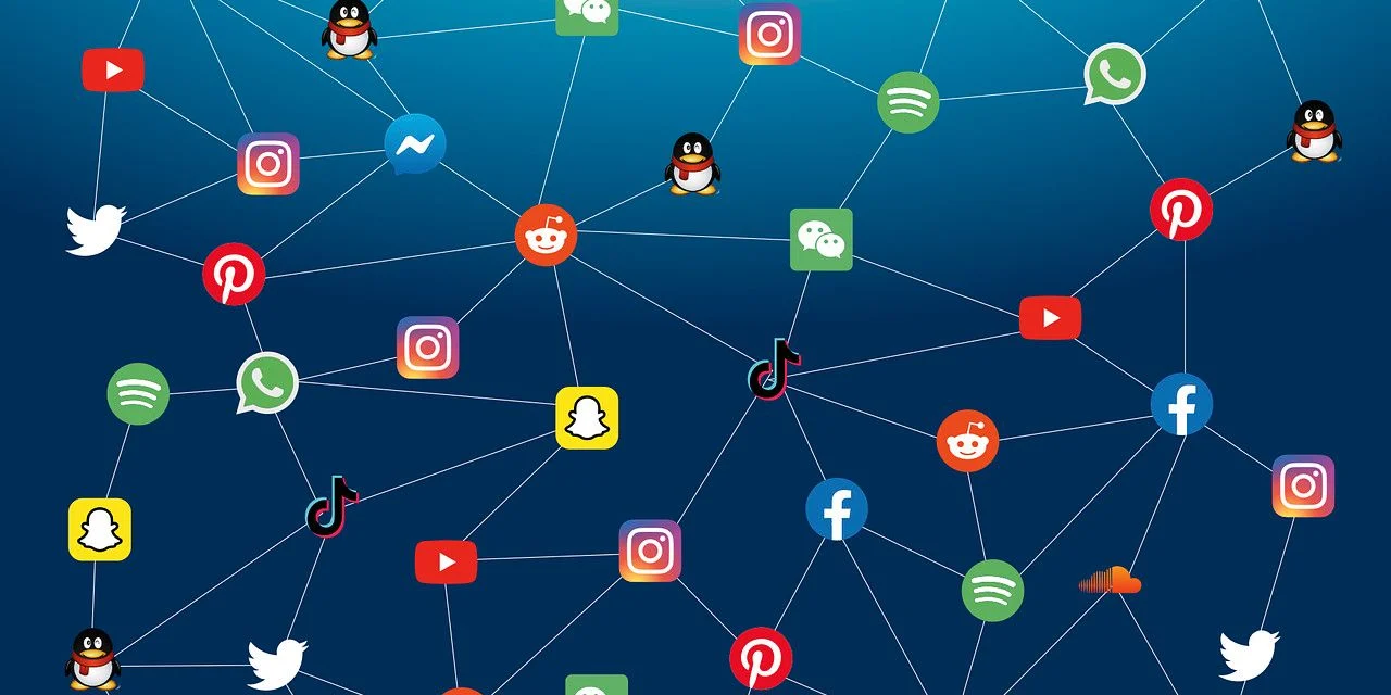 Apps linked in a network