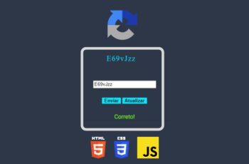 Crie formulários de verificação CAPTCHA com HTML CSS e JavaScript