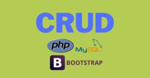 Como criar CRUD com PHP, MySQL e Bootstrap