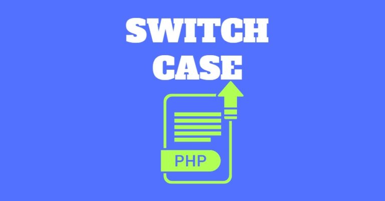 PHP: guia sobre switch-case