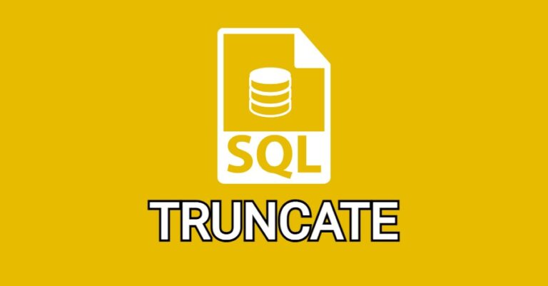 SQL: guia sobre TRUNCATE 