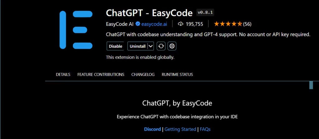 ChatGPT EasyCode