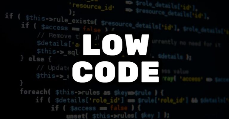 A revolução da programação de low code