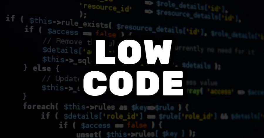 programação low code