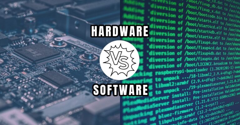 Principais diferenças entre hardware e software com exemplos