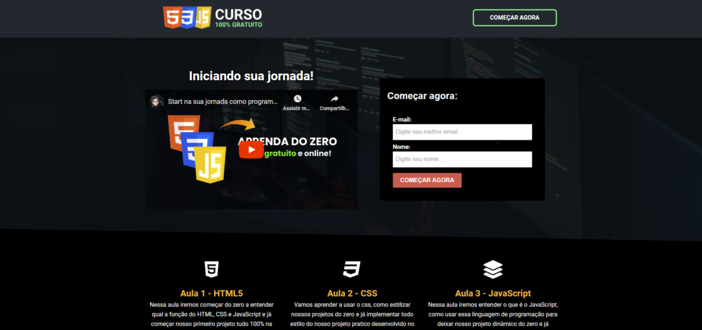 Curso Gratuito de Desenvolvimento Web