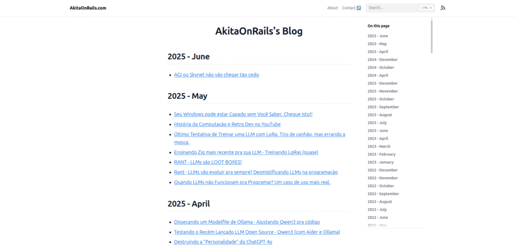 blog akita on rails